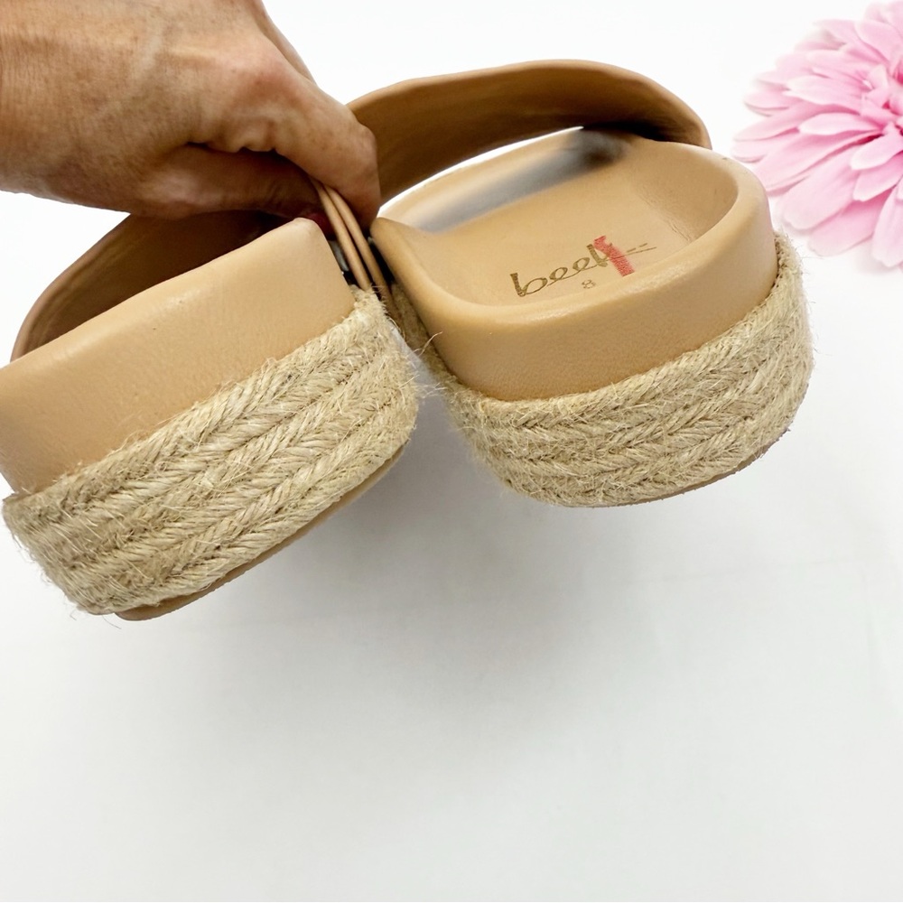 Beek Pelican Jute Platform Sandal Beach Tan - Picture 9 of 13